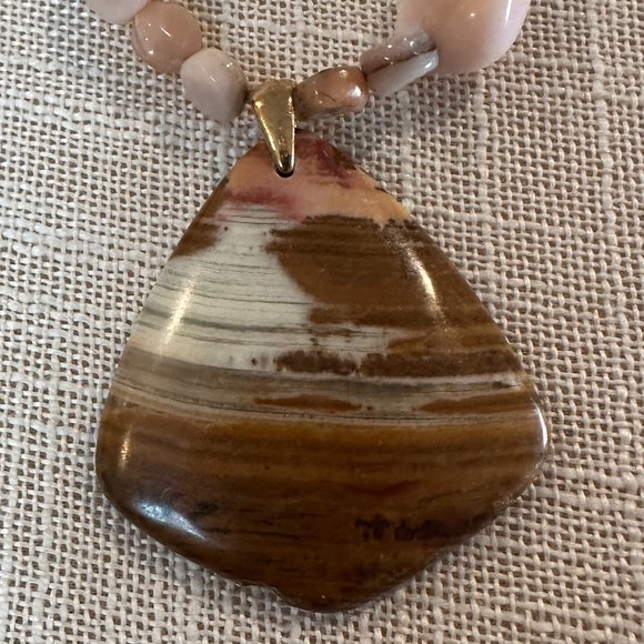 Vintage One-of-a-Kind Stone Necklace - Picture 5 of 9